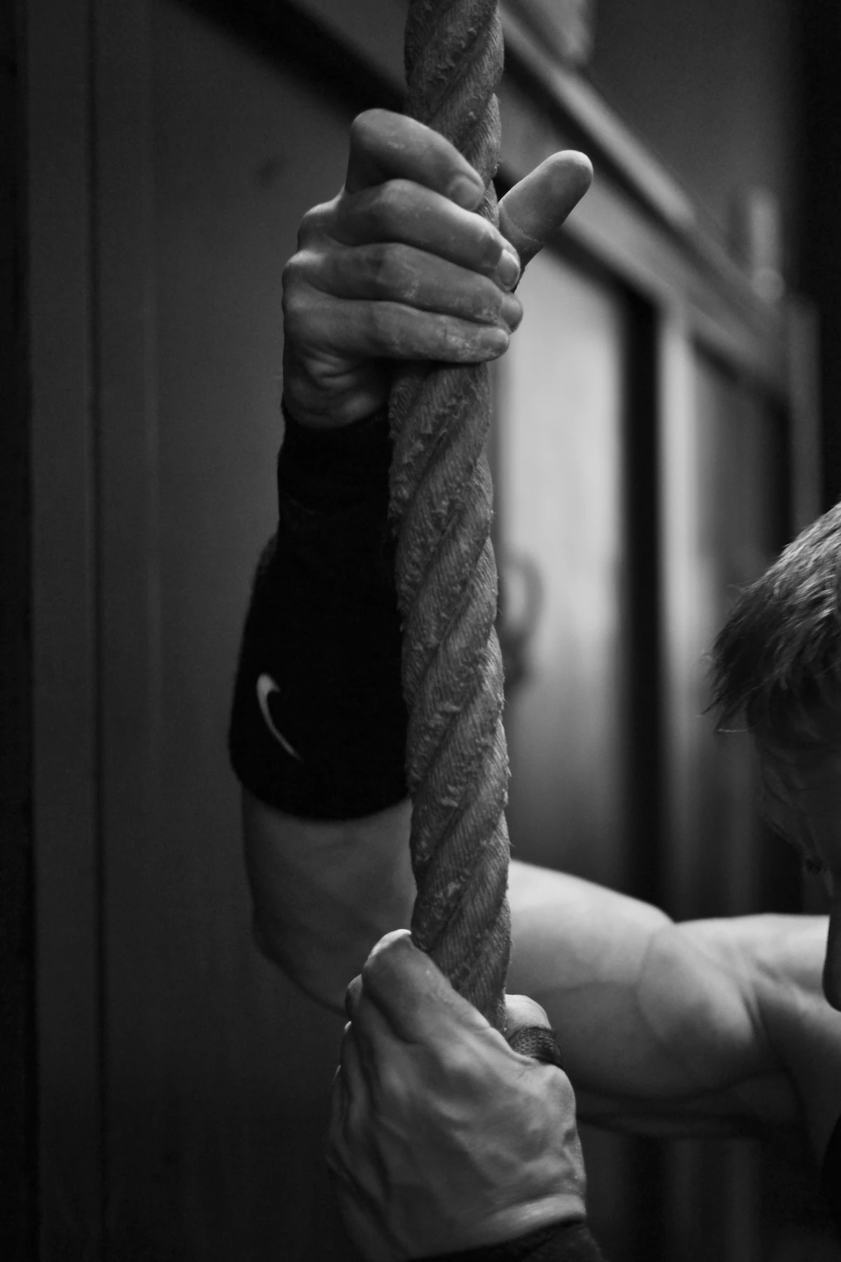 Joint mobility and balance exercise during rehabilitation at Aroha clinic